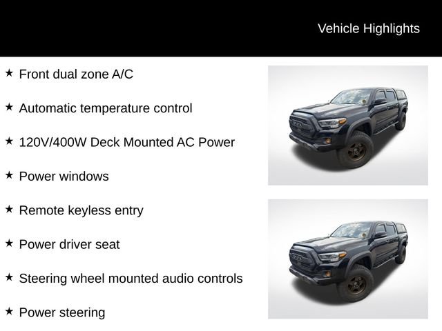 Used 2022 Midnight Black Metallic Toyota TRD Off-Road image 8