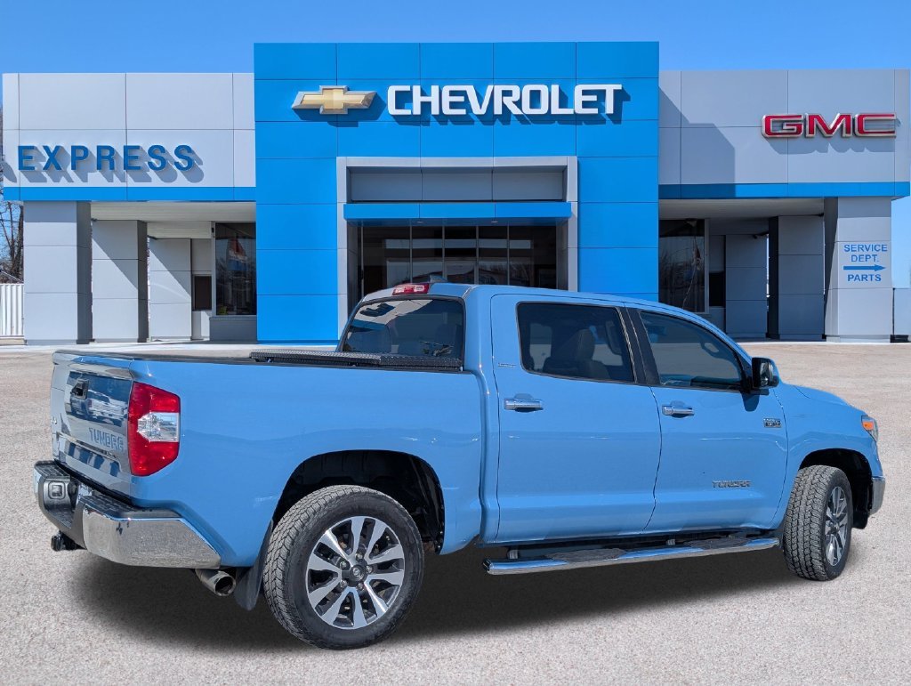 Used 2021 Blue Toyota Limited image 3