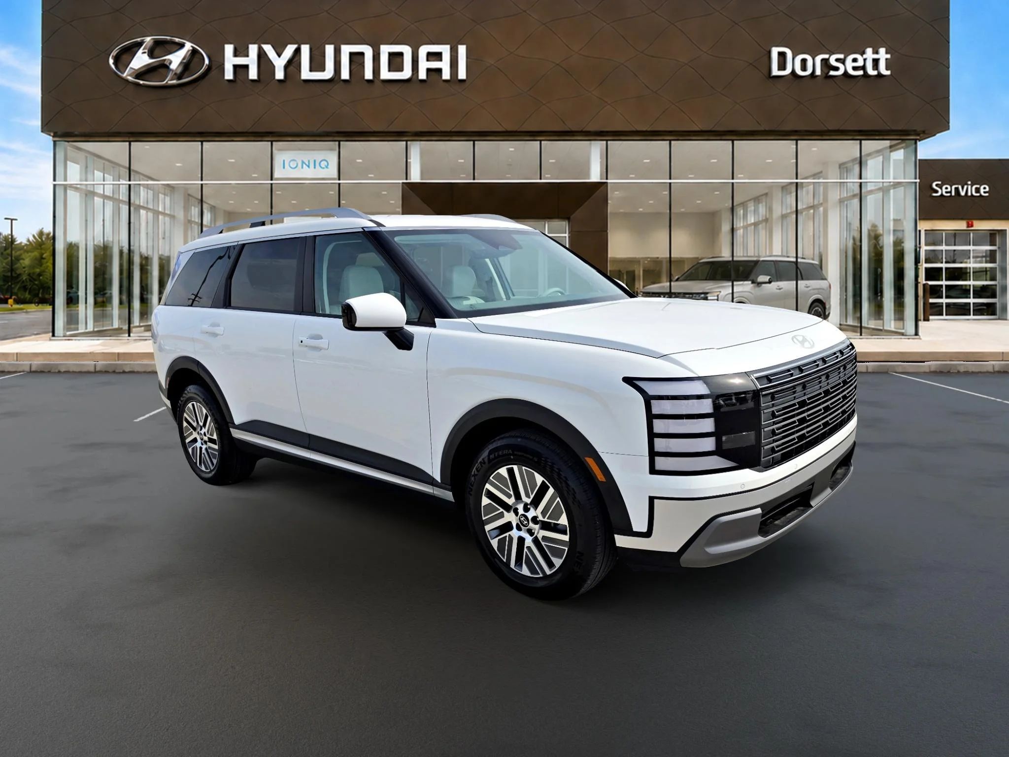 New 2027 Creamy White Pearl Hyundai SEL 7P image 4
