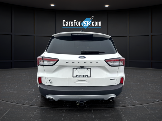 Used 2020 Star White Metallic Tri-Coat Ford SE Sport Hybrid image 6
