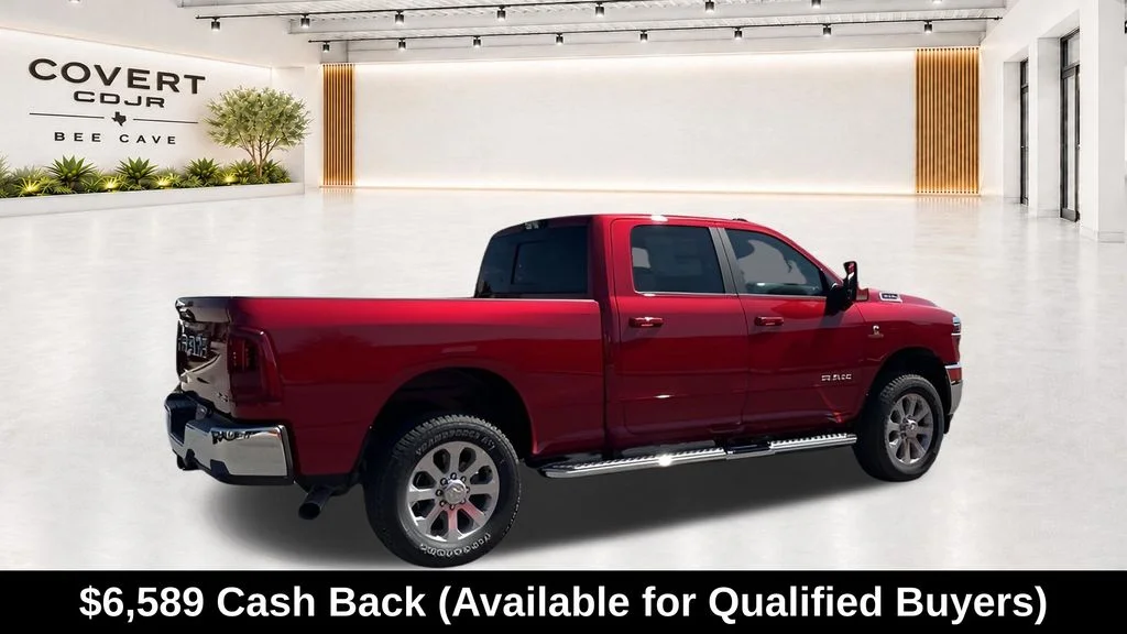 New 2026 Molten Red Pearl-Coat Exterior Paint RAM Laramie image 11