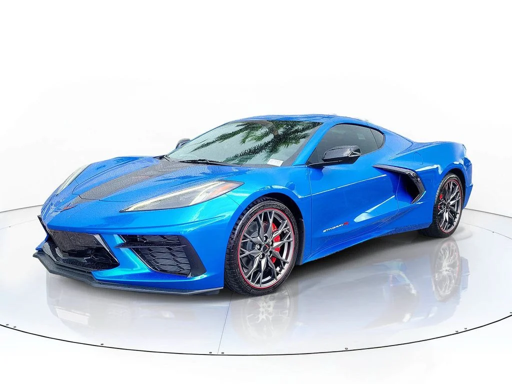Used 2024 Blue Chevrolet Stingray image 4