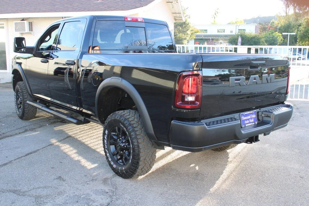 New 2026 Diamond Black Crystal Pearlcoat Ram Tradesman image 6