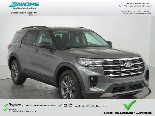 New 2026 Carbonized Gray Metallic Ford Active image 1