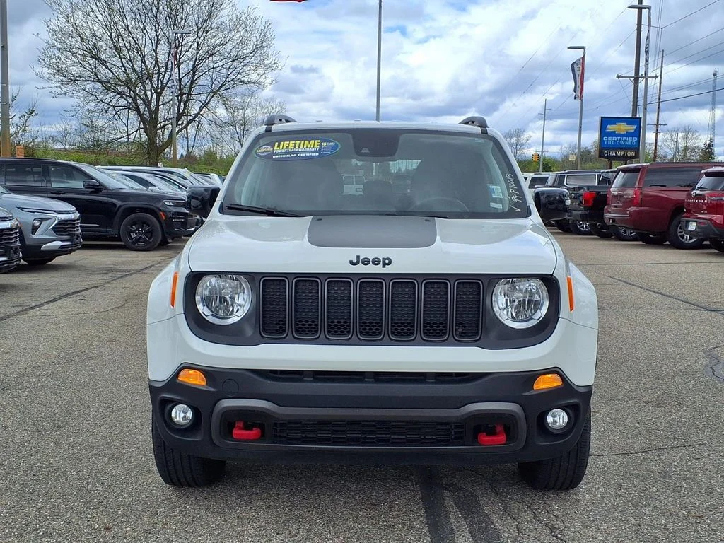 Used 2023 White Jeep Trailhawk image 2