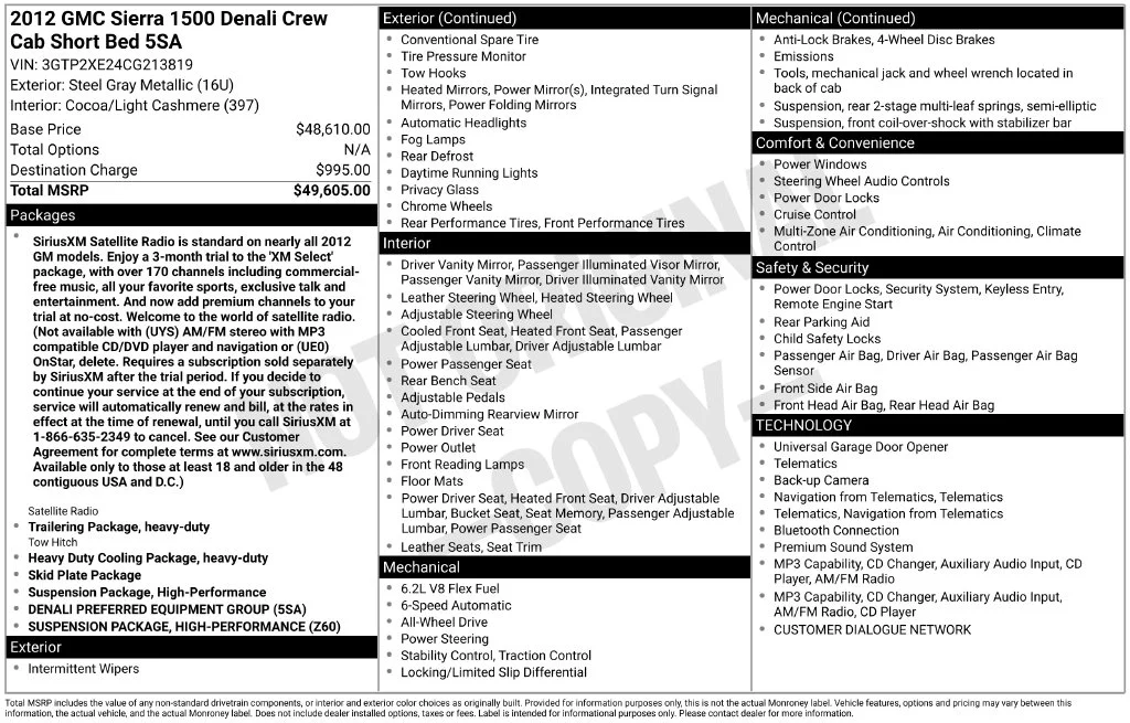 Used 2012 Gray GMC Denali image 4