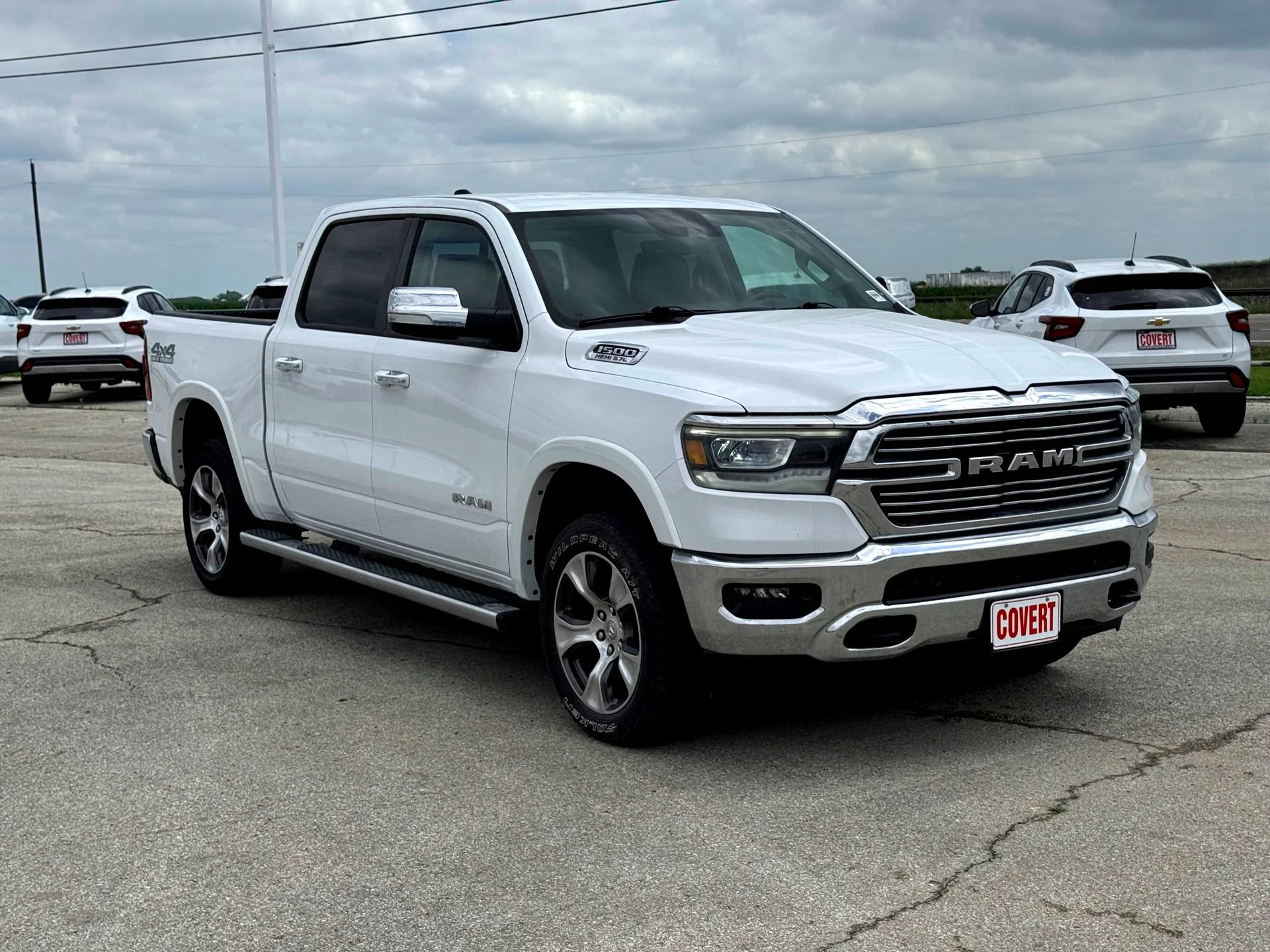 Used 2022 Bright White Clearcoat Ram Laramie image 5