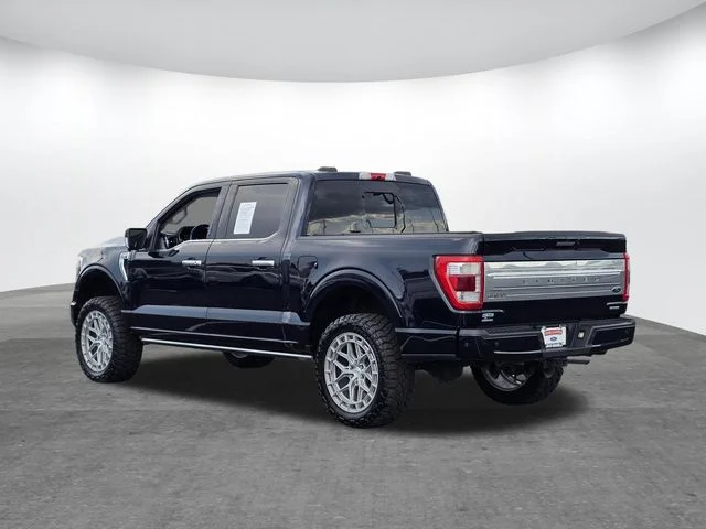 Certified Used 2021 Antimatter Blue Metallic Ford Limited image 6