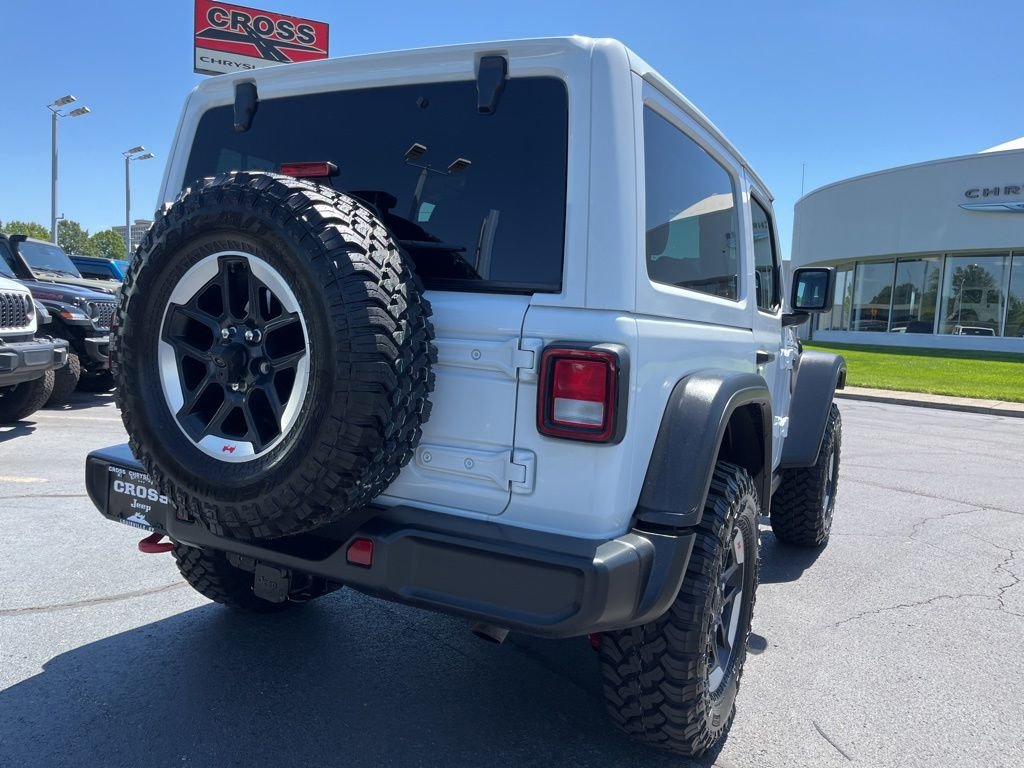 Used 2022 Bright White Clearcoat Jeep Rubicon image 39