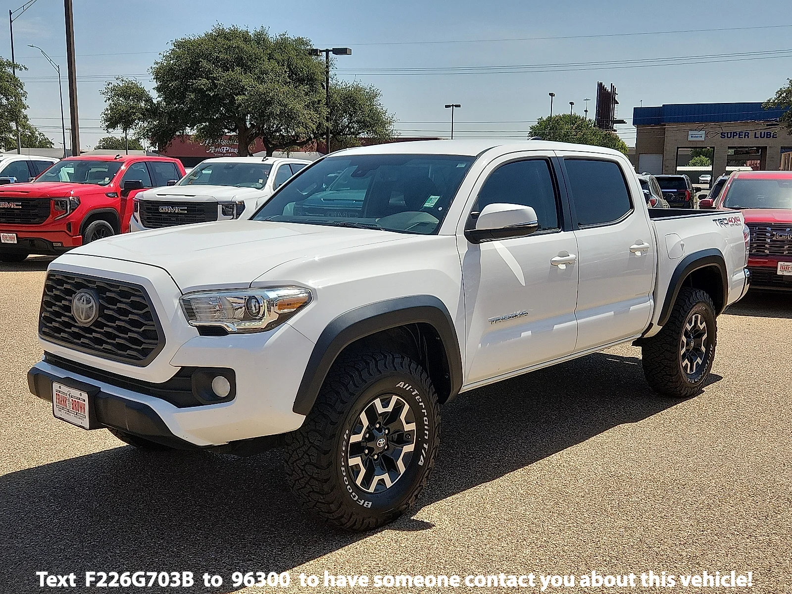 Used 2020 Super White Toyota TRD Off-Road image 1