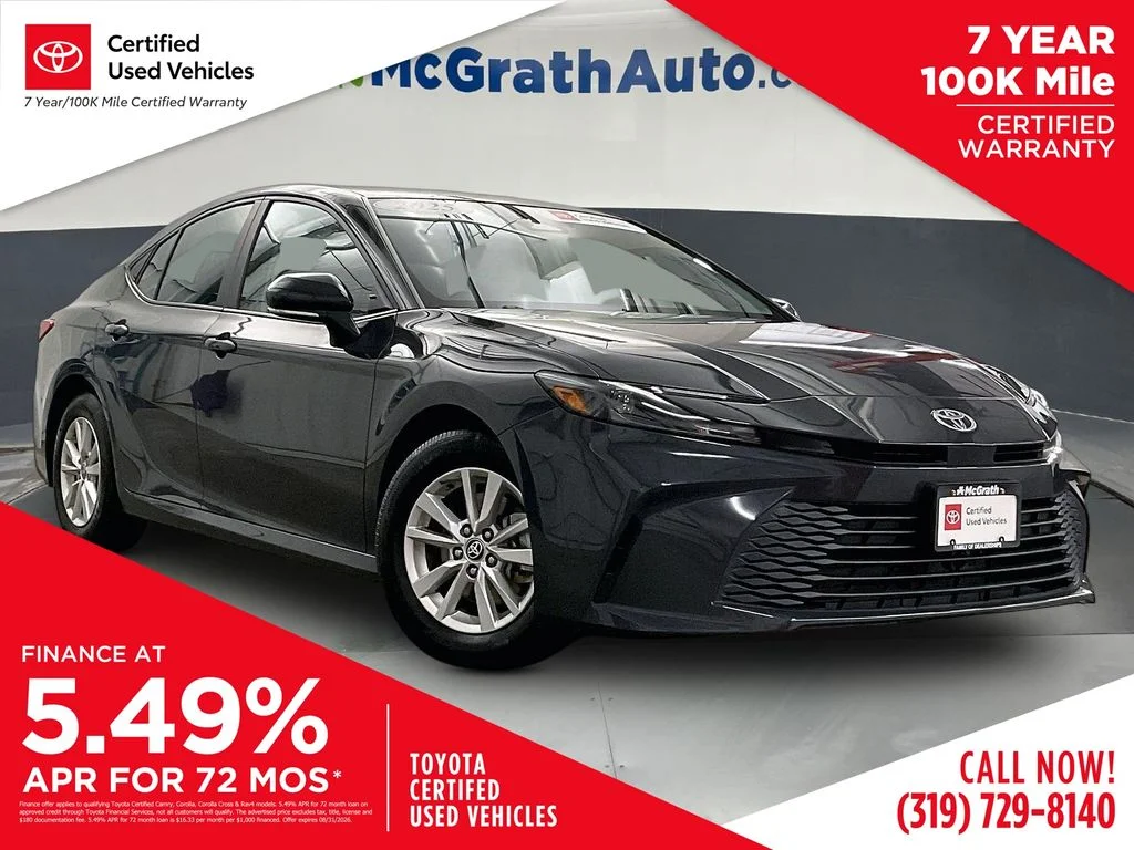 Certified Used 2025 Gray Toyota LE image 1