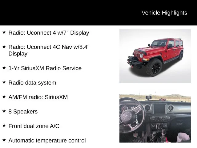 Used 2018 Red Jeep Unlimited Sahara image 15