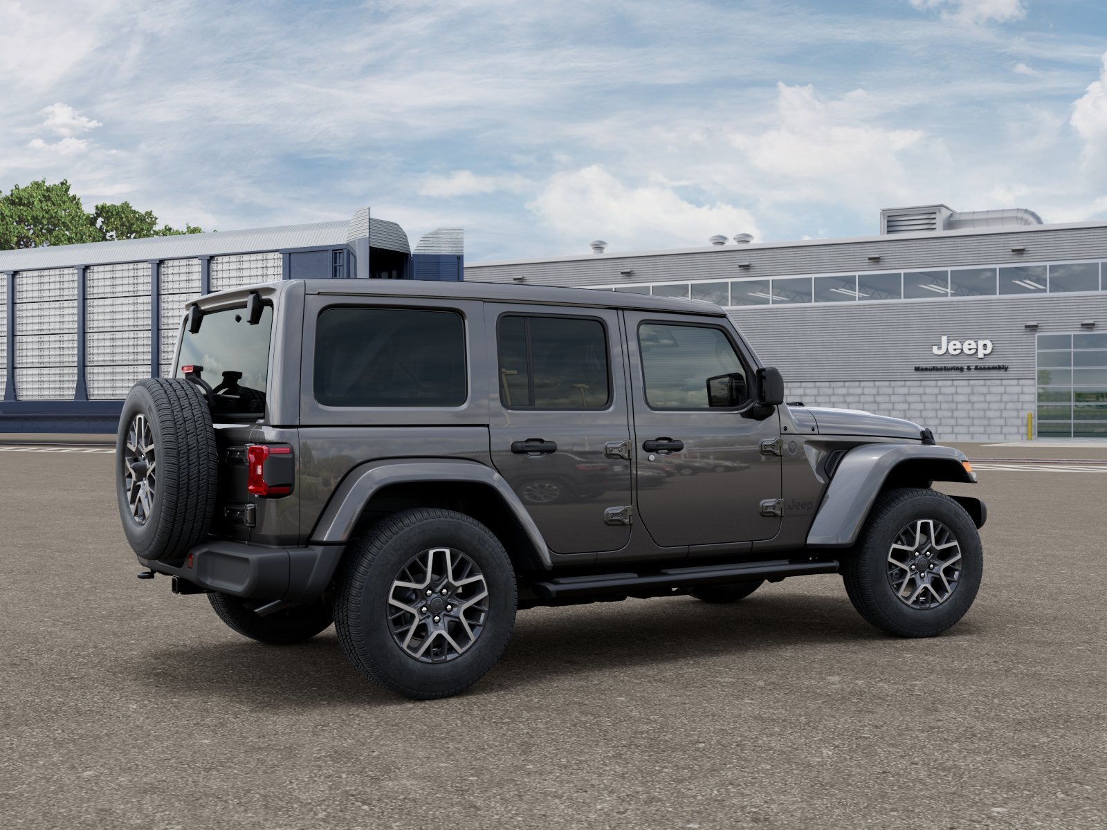 New 2026 Granite Crystal Metallic Clear-Coat Exterior Paint Jeep Sahara image 13