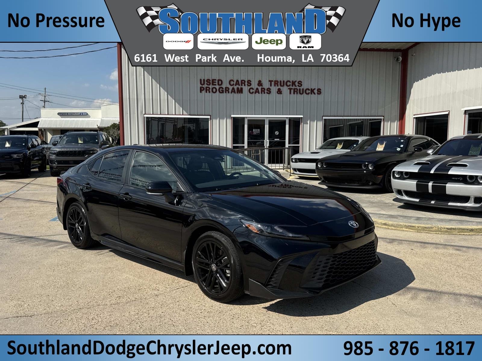Used 2026 Midnight Black Metallic Toyota SE image 1