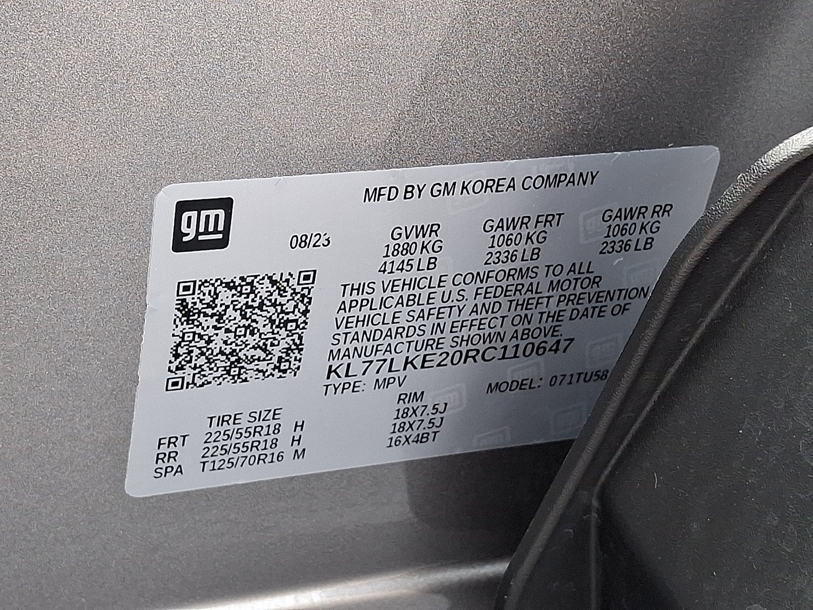 Used 2024 Sterling Gray Metallic - GZB Chevrolet FWD ACTIV image 27