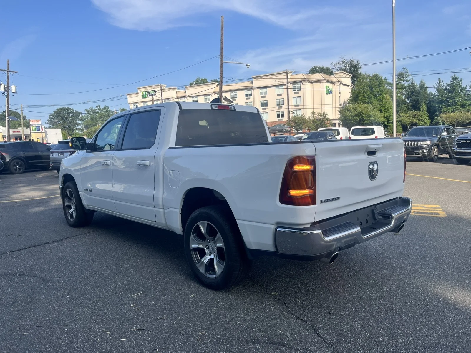 Used 2024 Ivory White Tri-Coat Pearlcoat Ram Laramie image 6