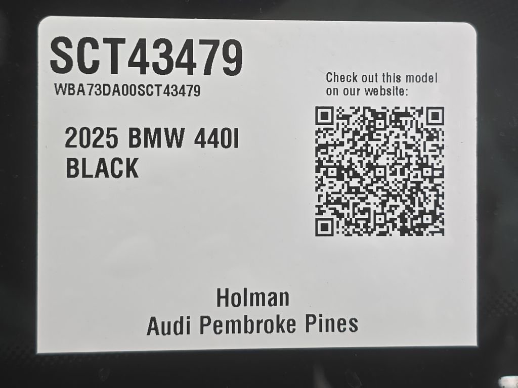 Used 2025 Black Sapphire Metallic BMW M440i image 29