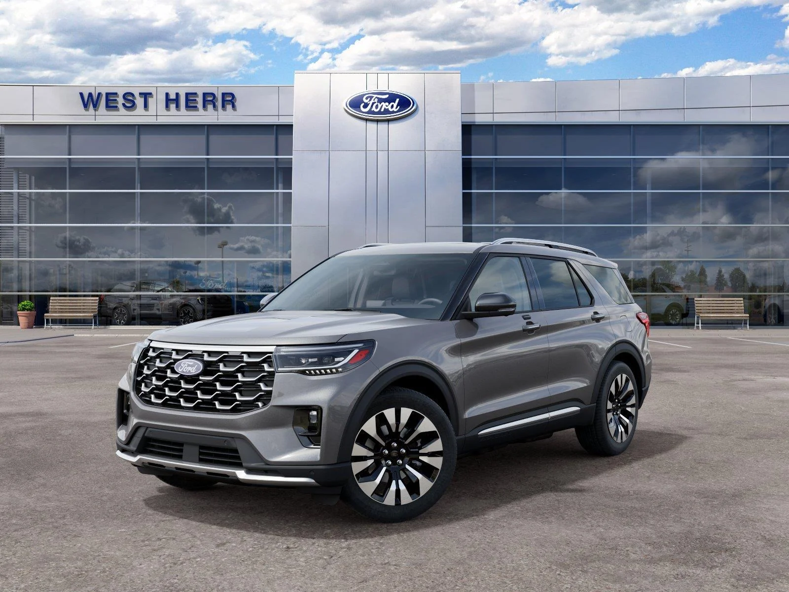 New 2027 Carbonized Gray Metallic Ford Platinum™ image 3