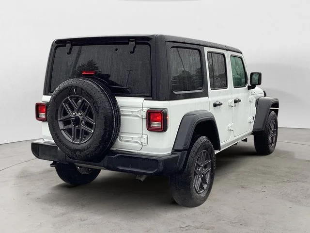 Certified Used 2025 Bright White Clearcoat Jeep Sport S image 5