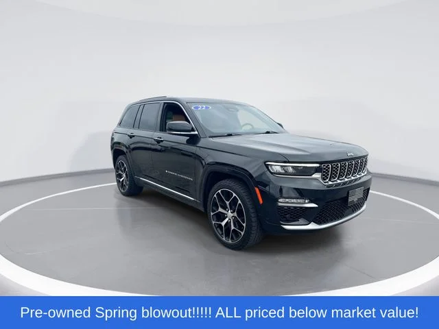 Used 2022 Black Jeep Summit Reserve image 2
