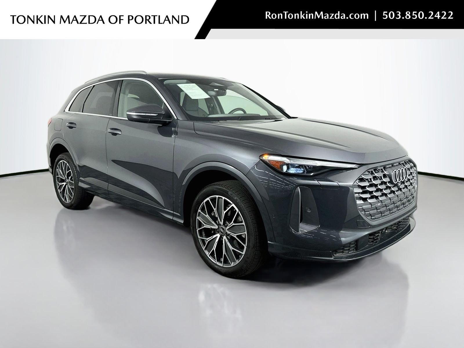 Used 2025 Gray Metallic Audi 2.0T Premium Plus Adaptive Cruise Vented Seats image 1