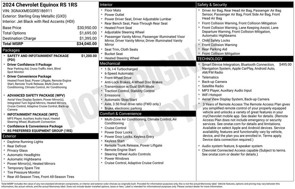2024 Chevrolet Equinox RS - Photo 52