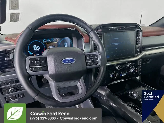 Used 2022 Space White Metallic Ford Lariat image 11