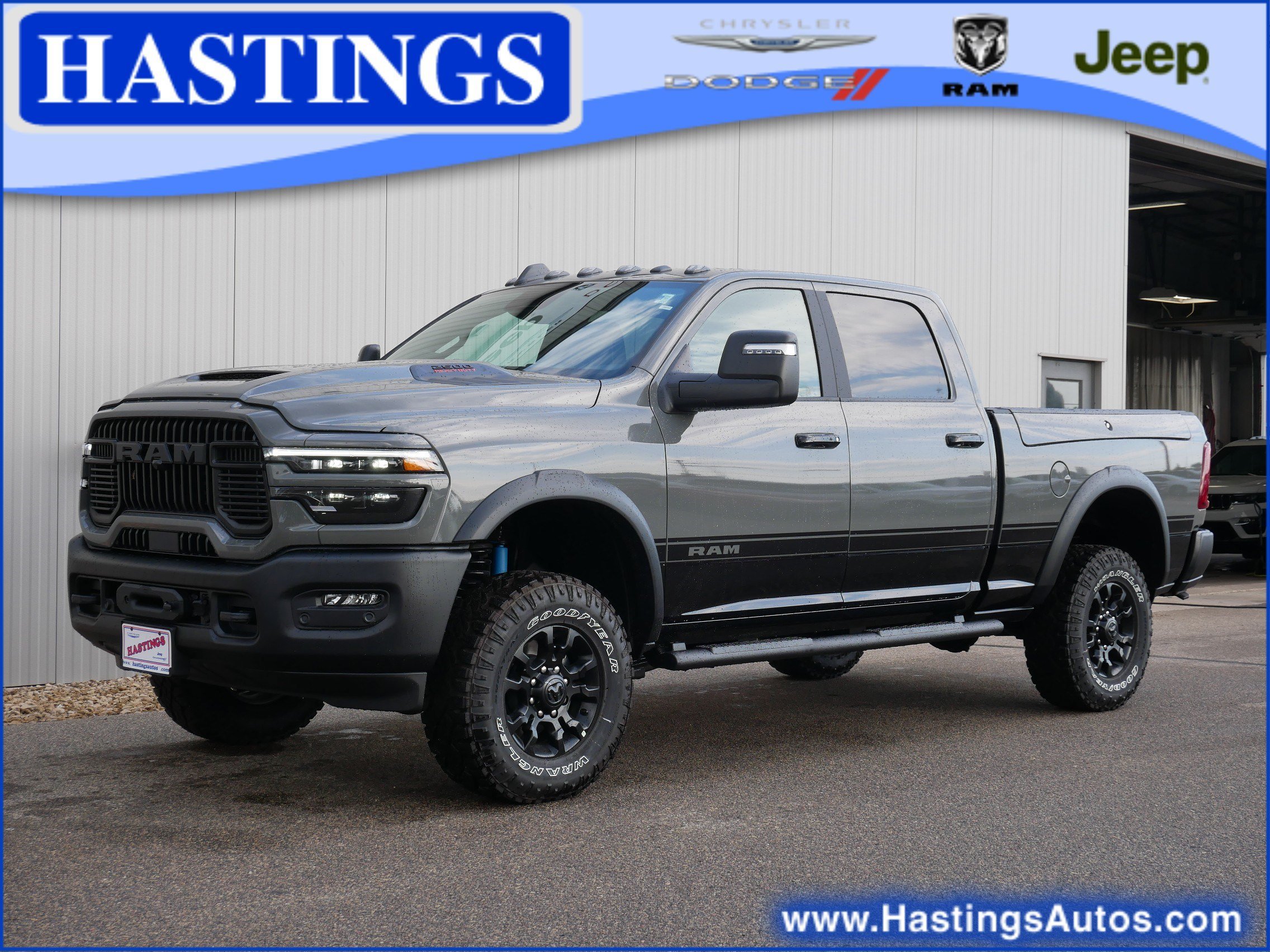 New 2026 Ceramic Gray Clear-Coat Exterior Paint RAM Power Wagon image 1