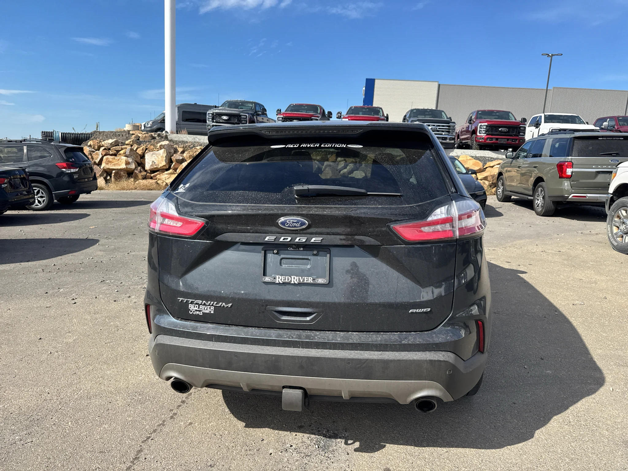 Certified Used 2022 Stone Blue Metallic Ford Titanium image 4