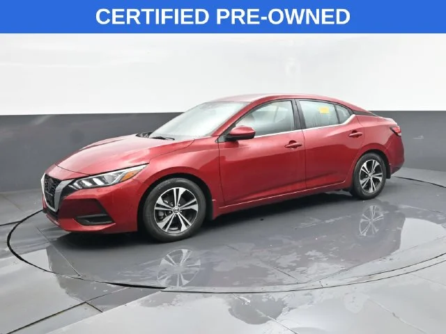 Certified Used 2021 Scarlet Ember Nissan SV image 1