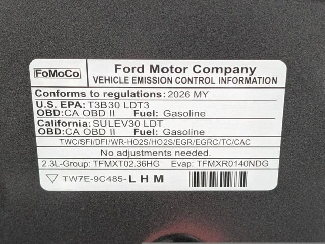 New 2026 Carbonized Gray Metallic Ford XLT image 52