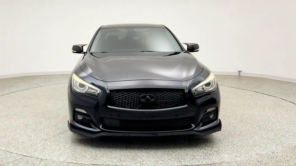 Used 2017 Black Obsidian INFINITI 3.0t Signature Edition AWD w/ Driver Assist & Premium Plus Pkg image 2