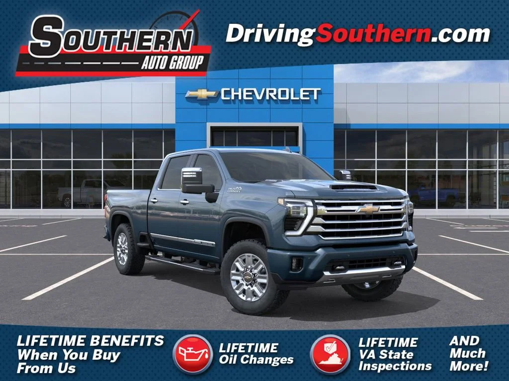 New 2026 Lakeshore Blue Metallic Chevrolet High Country image 1