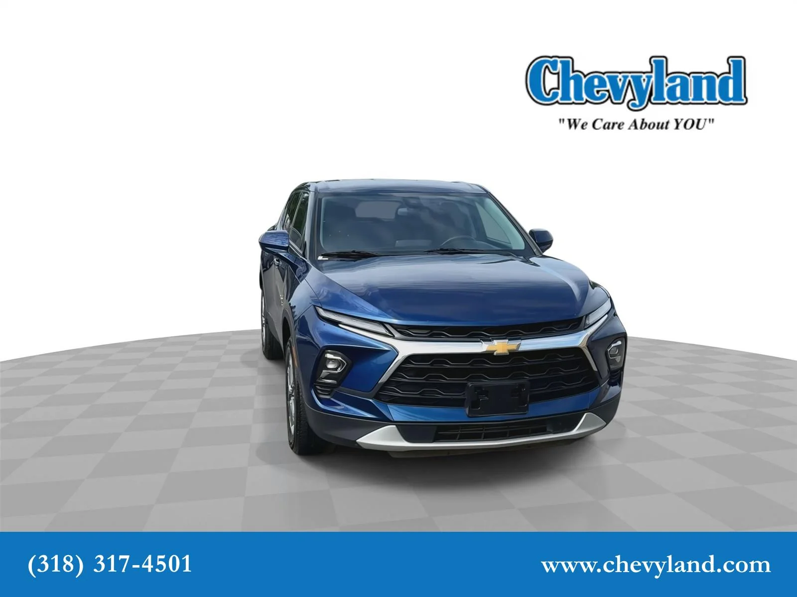 Certified Used 2023 Blue Glow Metallic Chevrolet 2LT image 2