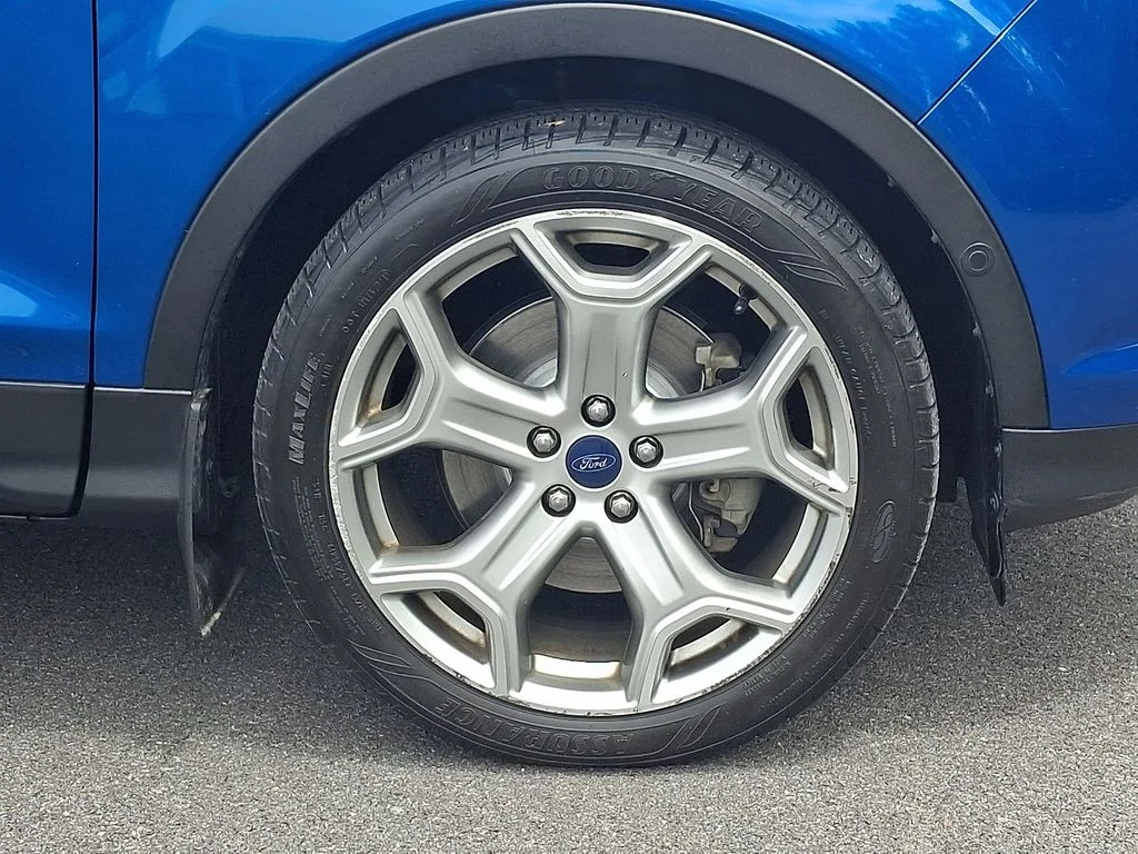 Used 2017 Blue Ford Titanium image 7