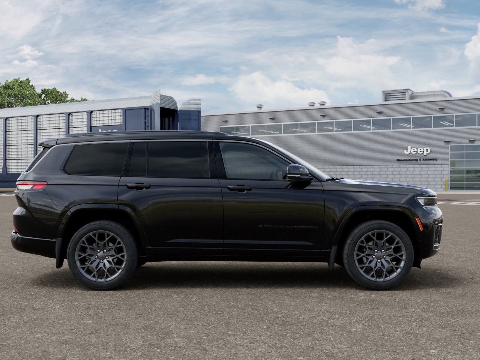 New 2026 Diamond Black Crystal Pearl-Coat Exterior Paint Jeep Summit image 21