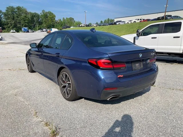 Used 2021 Blue BMW 540i image 6