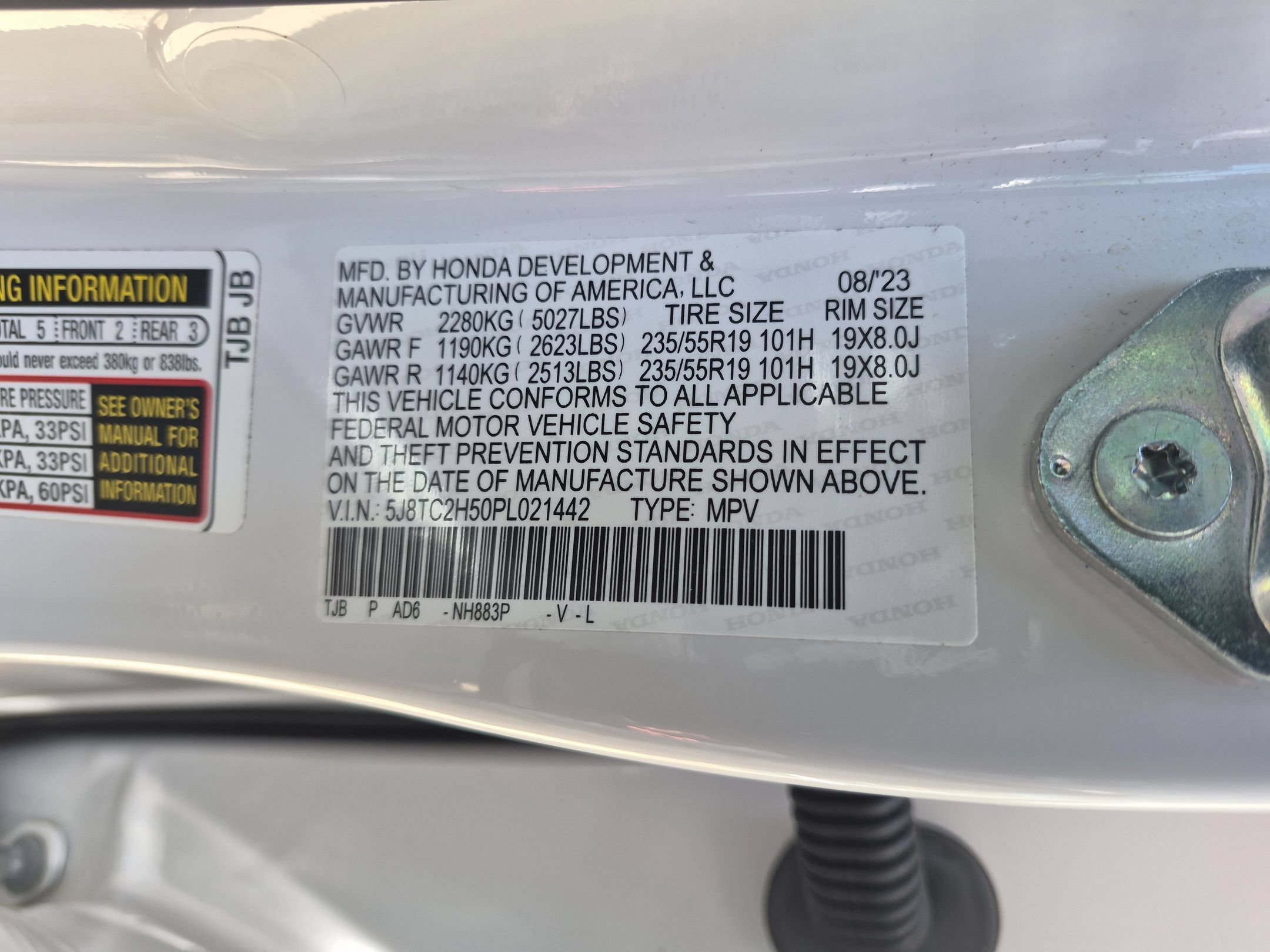Used 2023 White Acura w/Technology Package image 36