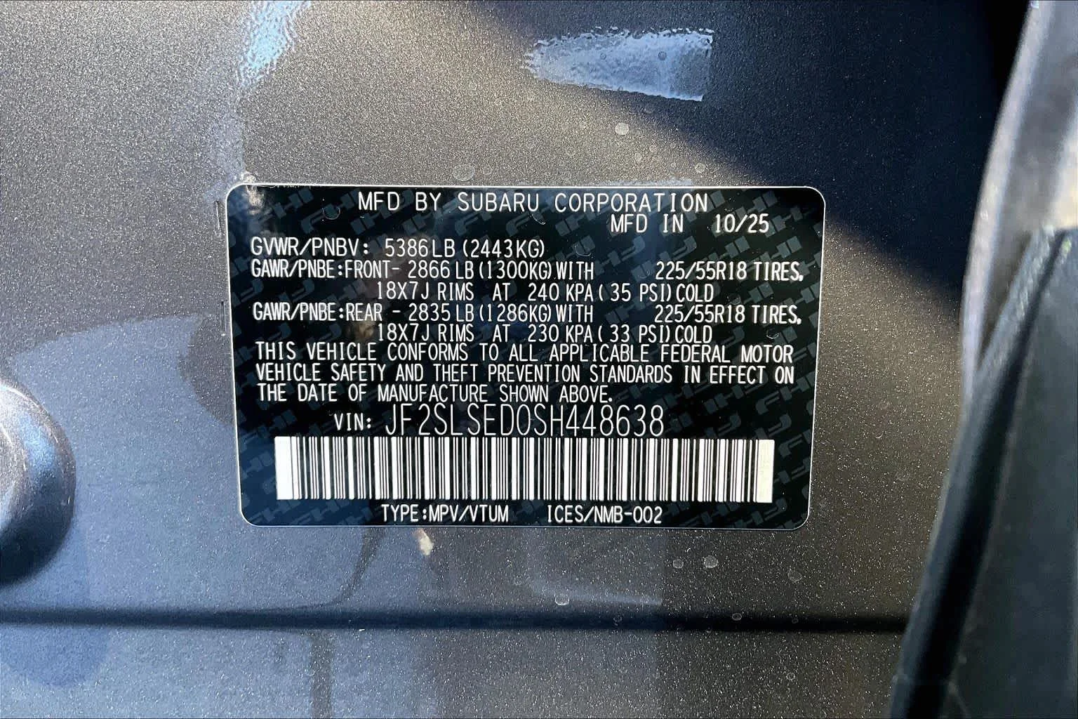 Used 2025 Brilliant Bronze Metallic Subaru Premium Hybrid image 20
