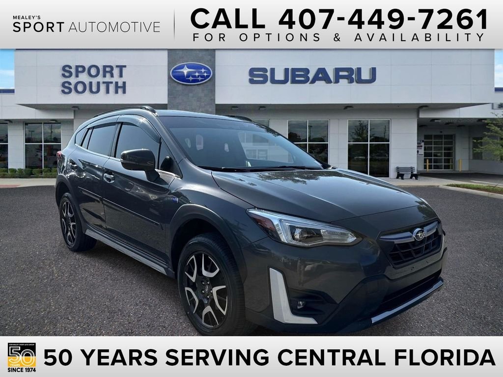 Used 2021 Gray Subaru Hybrid image 1
