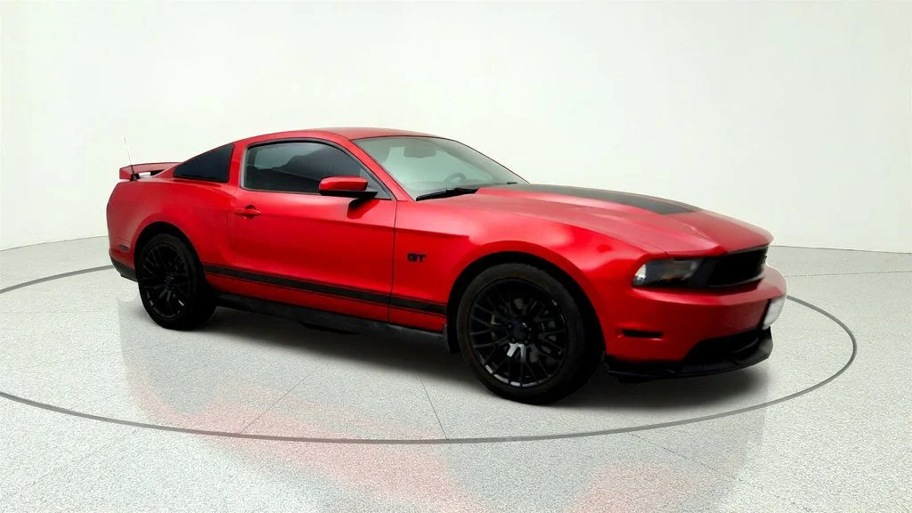Used 2010 Red Candy Metallic Ford 2dr Coupe GT w/ Comfort & Security Pkgs + Upgraded Wheels image 3