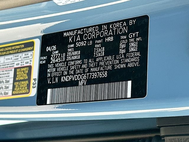 New 2026 Heritage Blue Kia EX image 32