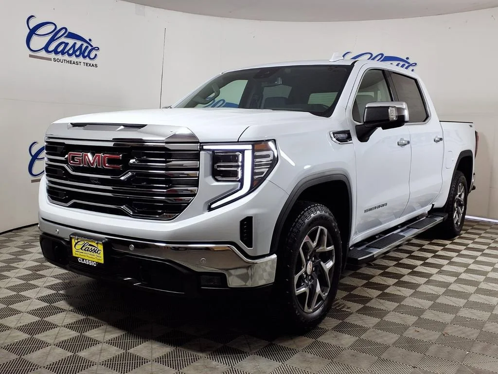 New 2026 Glacier White Tricoat GMC SLT image 6