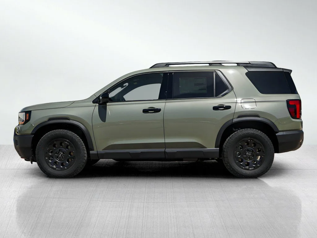 New 2026 Ash Green Metallic Honda TrailSport Elite Blackout image 4