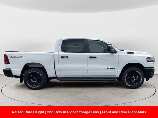 New 2026 Bright White Clearcoat Ram WARLOCK CREW CAB 4X4 5