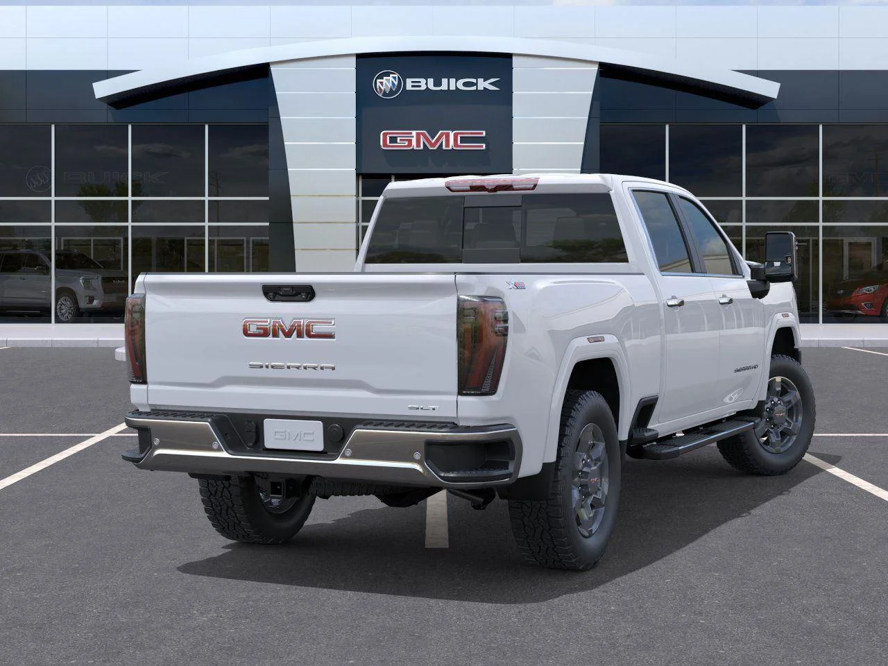 New 2026 Glacier White Tricoat GMC SLT image 4
