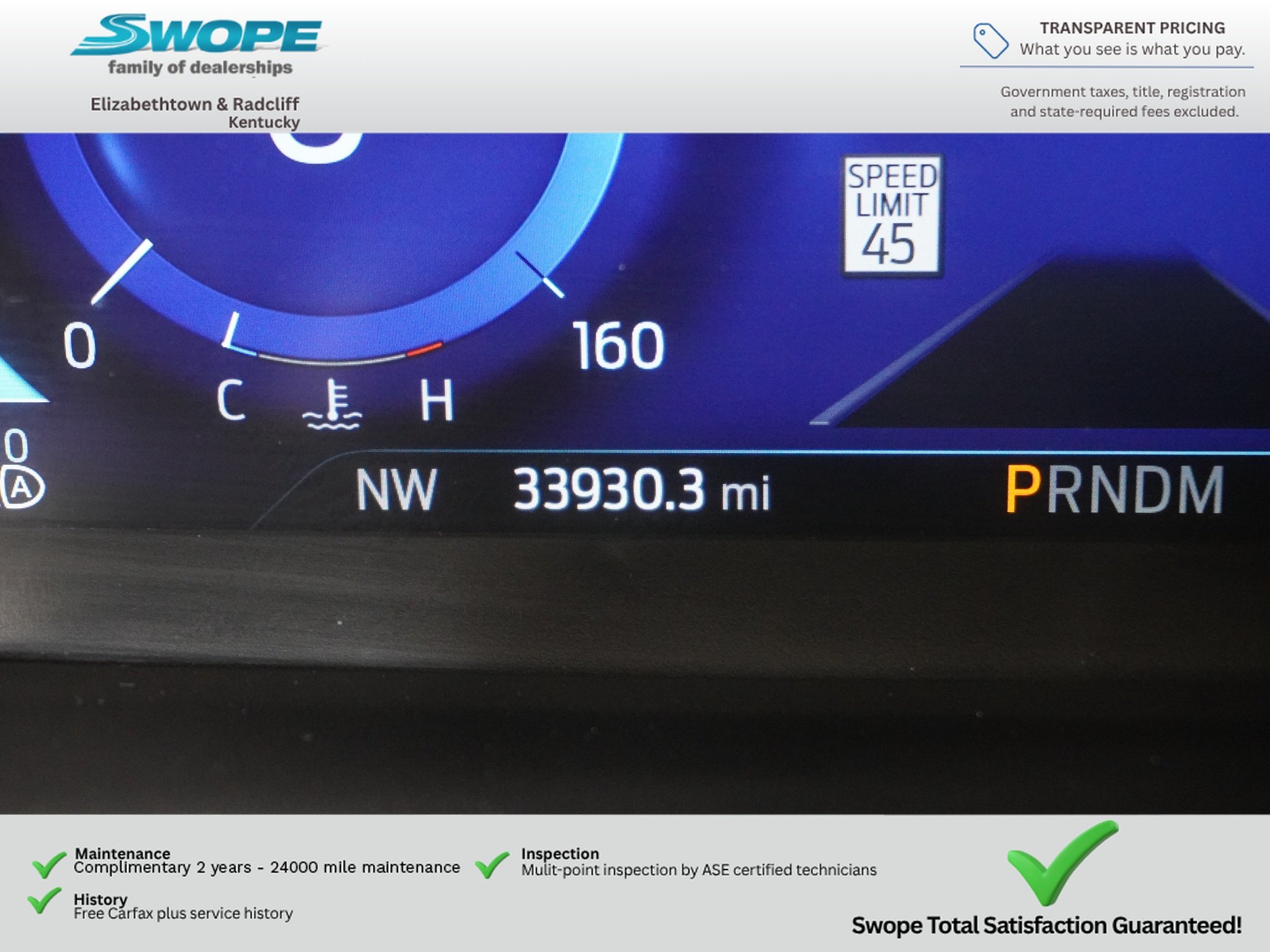 Used 2023 Star White Metallic Tri-Coat Ford ST image 20