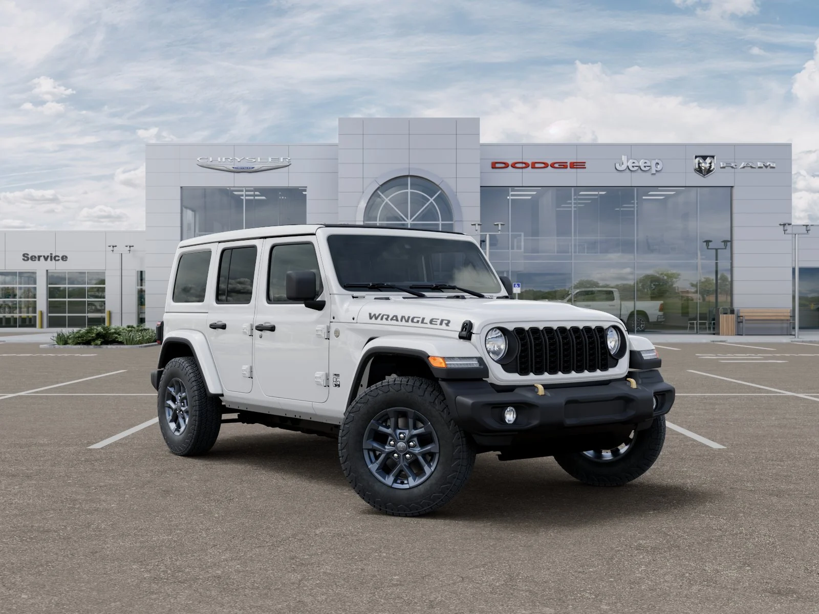 New 2026 Bright White Clear-Coat Exterior Paint Jeep 85th Anniversary Edition image 33