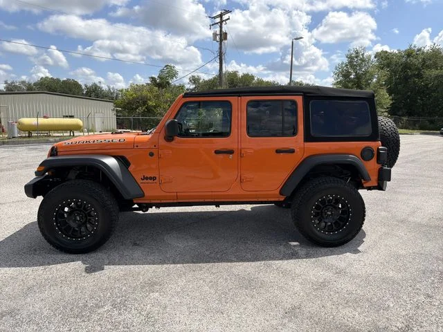Used 2025 Orange Jeep Sport S image 7