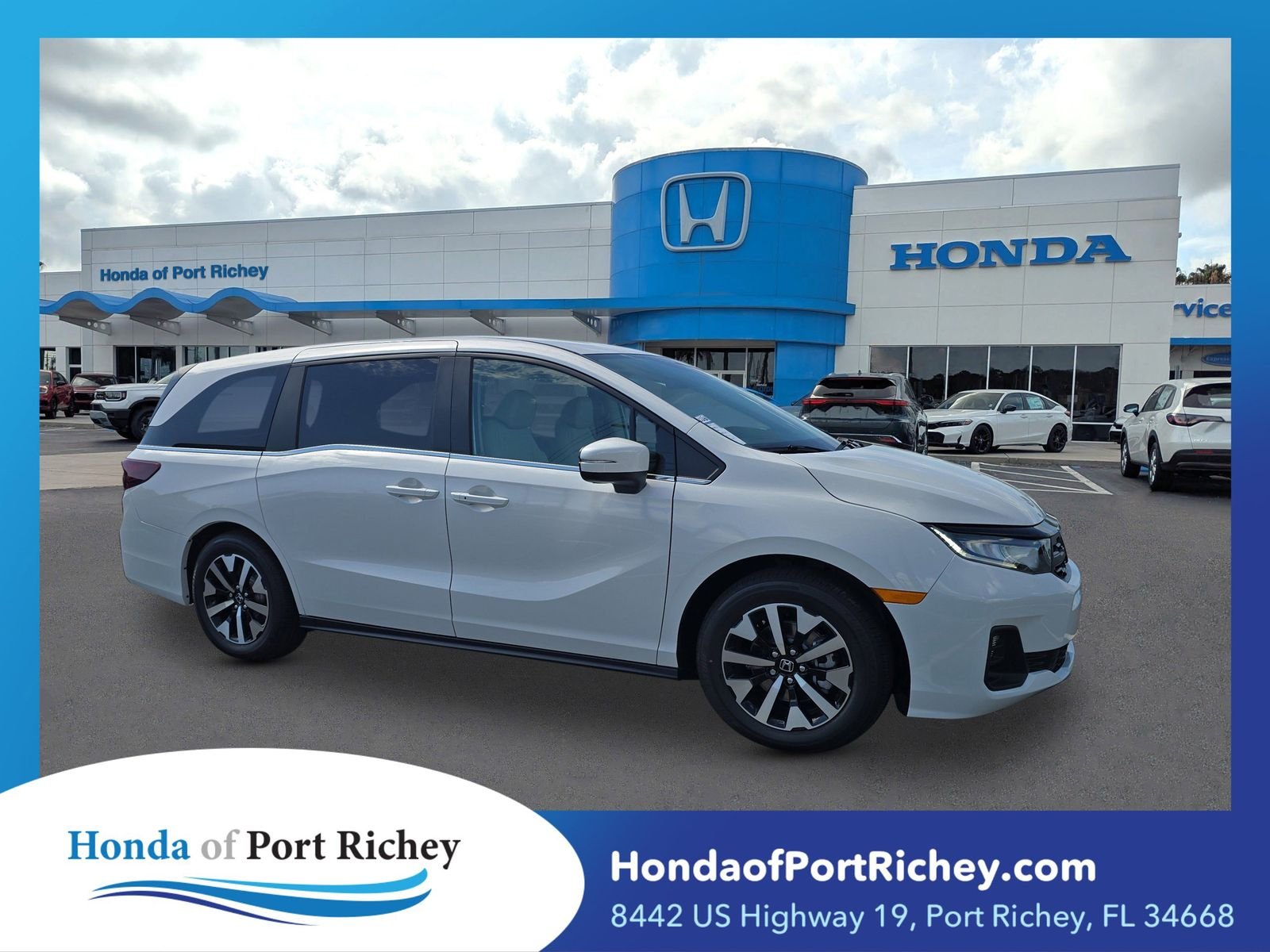New 2026 Platinum White Pearl Honda EX-L image 1